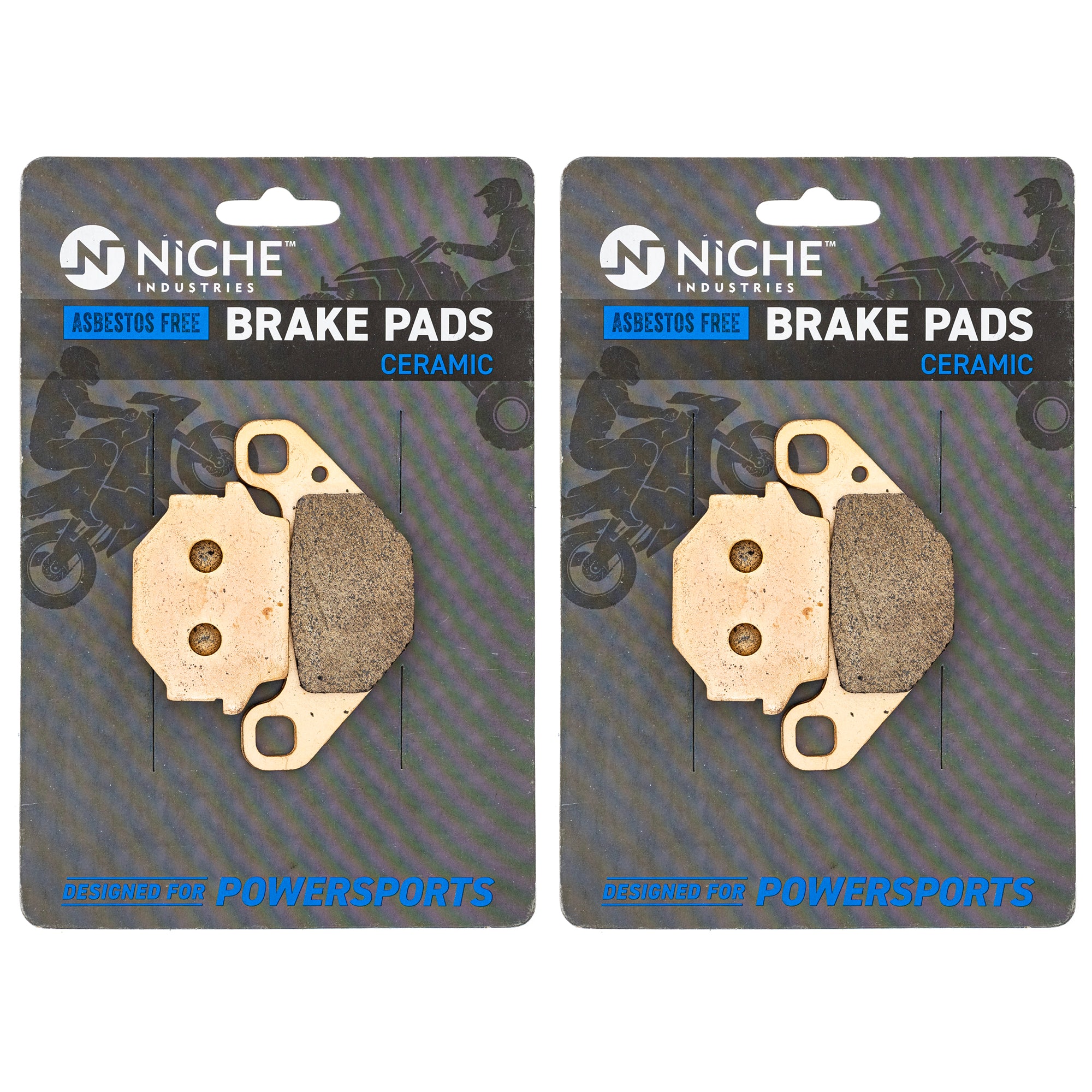 NICHE 519-KPA2722D Brake Pad Set 2-Pack for RZR