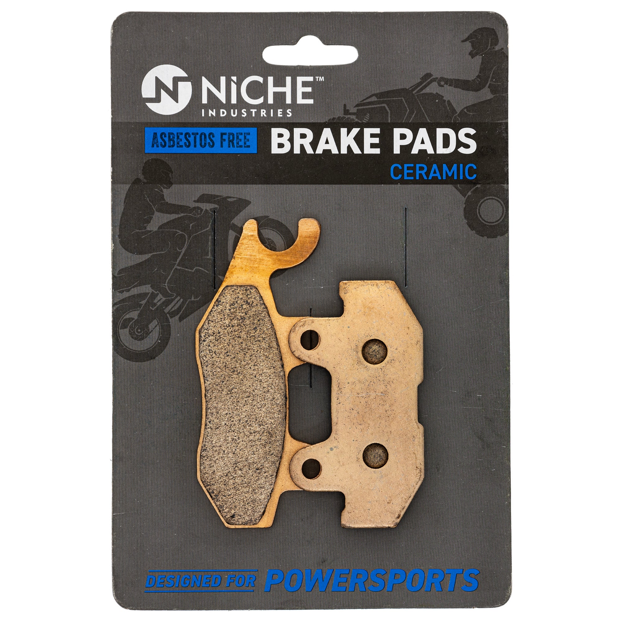 NICHE 519-KPA2737D Brake Pad Set for Wolverine Viking
