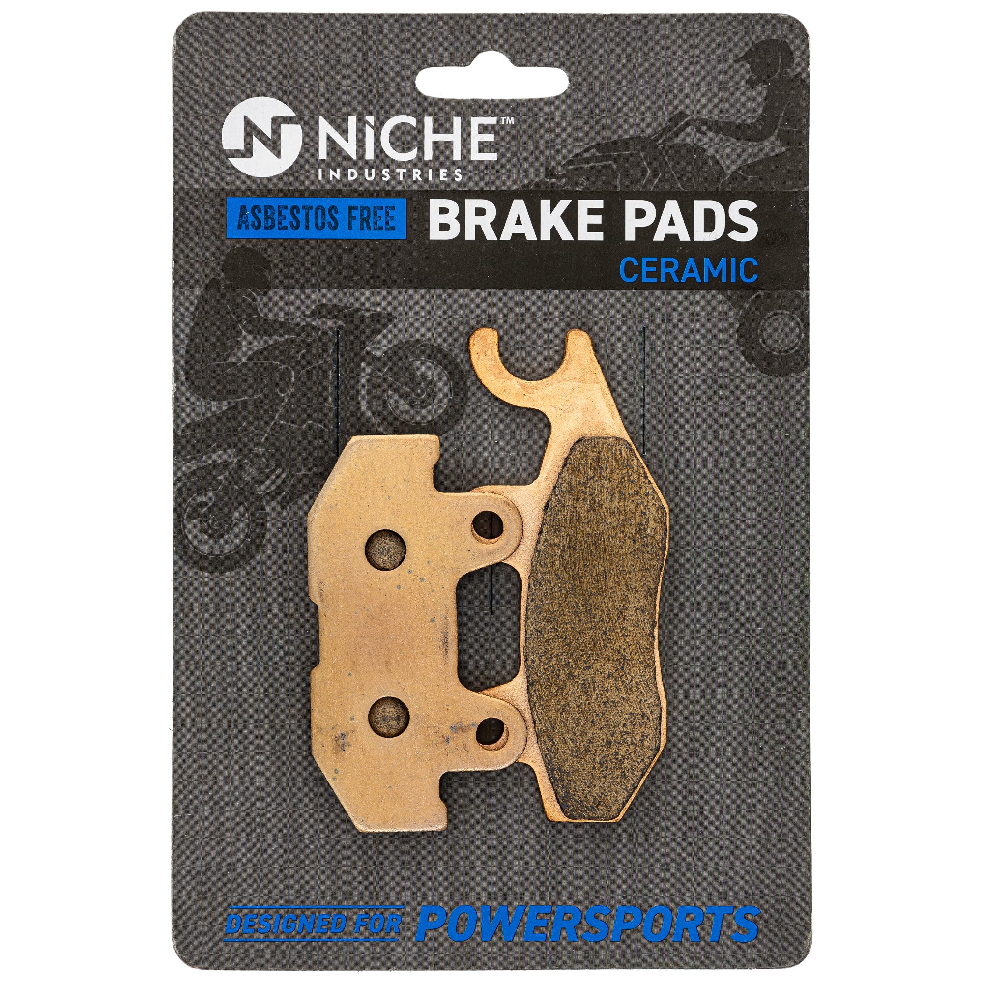 NICHE 519-KPA2738D Brake Pad Set for Wolverine Viking